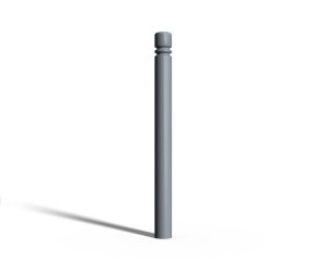 Słupek parkingowy ozdobny - model wrocławski - śr. rury 76,1 mm - szary