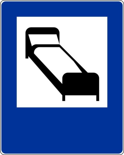 Znak informacyjny D-29 Hotel (Motel)