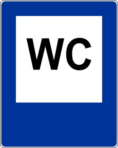 Znak informacyjny D-26c Toaleta publiczna