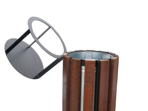 Kosz na odpadki Koral z otwieranym daszkiem