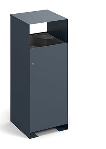 Kosz na odpadki zamykany na klucz