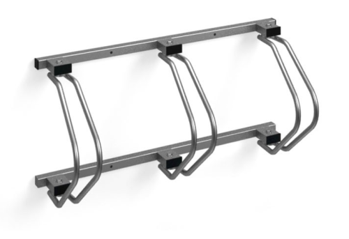 Stojak Rowerowy Ścienny - 3 stanowiska