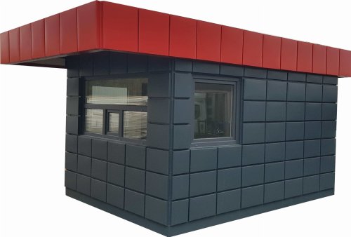 Stróżówka z WC 300x400 cm