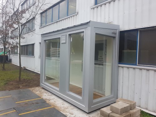 Kabina dla palących 340x140 cm