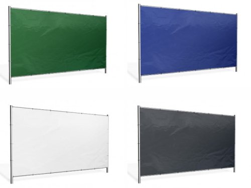 Plandeki do ogrodzeń budowlanych