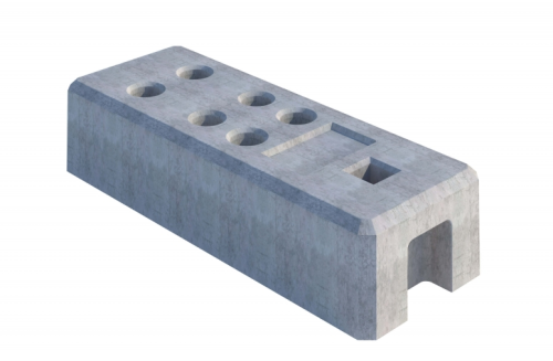 Stopa betonowa do ogrodzeń budowlanych 32 kg