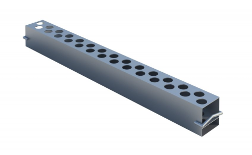 Stojak podwójny do ogrodzeń budwlanych