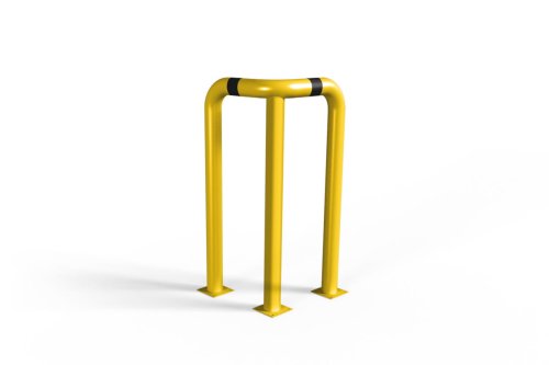 Odbojnica narożna równoramienna – Dł. ramion 30 cm, wysokość 110 cm - śr. rur 60,3 mm