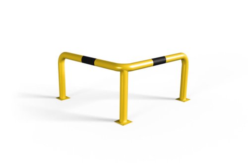 Odbojnica narożna równoramienna – Dł. ramion 80 cm, wysokość 60 cm - śr. rur 60,3 mm