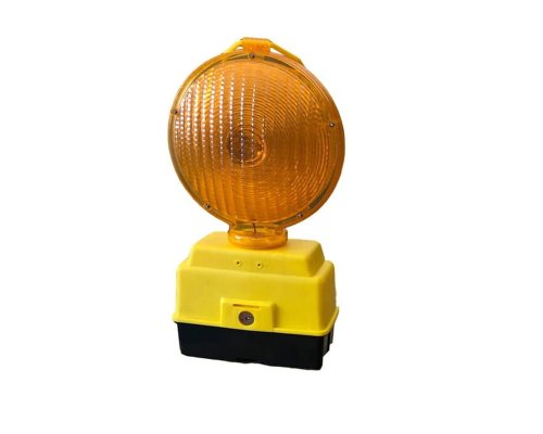 Drogowa lampa ostrzegawcza U-35a dwustronna całodobowa światło żółte (pomarańczowe)