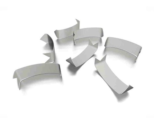 Złączki blaszkowe do drutu ostrzowego i zasieków concertina