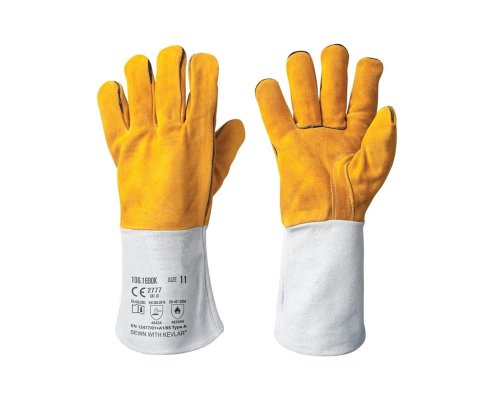 Rękawice ochronne do montażu zasieków i drutu ostrzowego