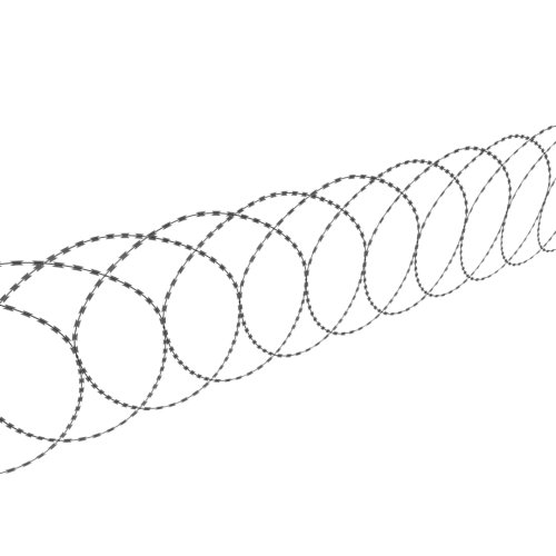 Zasieki płaskie z drutu ostrzowego - 700 mm.jpeg