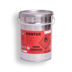 Farba drogowa czerwona 20 L - 33 kg - RAL 3020