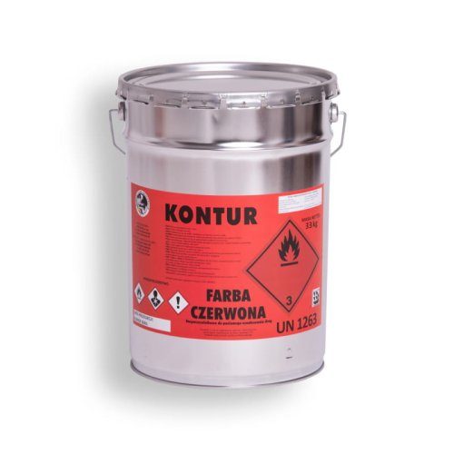 Farba drogowa czerwona 20L - 33 kg - RAL 3020.jpg