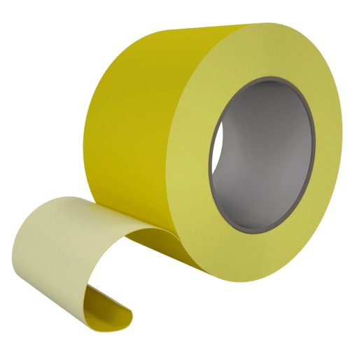 Taśma jednostronnie klejąca oznaczeniowa żółta 100mm x 33m