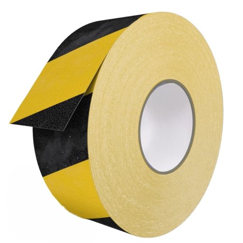 Taśma antypoślizgowa żółto-czarna 25mm x 18m