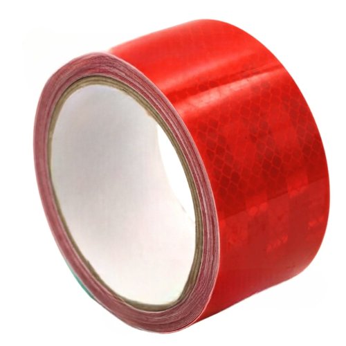 Taśma Odblaskowa czerwona 100mm x 5m