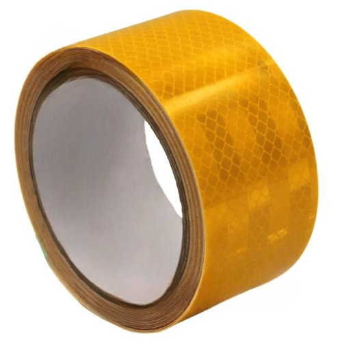 Taśma Odblaskowa żółta 100mm x 5m