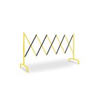 Bariera nożycowa (harmonijkowa) - długość robocza do 300 cm - liniowa - słupki rurowe