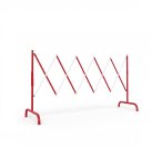Bariera nożycowa (harmonijkowa)  - długość robocza do 300 cm - liniowa - słupki rurowe