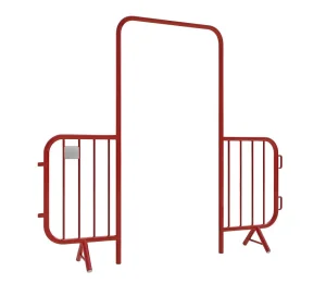 Przejściowa barierka tymczasowa - dł.2,2 m - typ. owalny