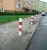 Słupki U-12c przy ulicy