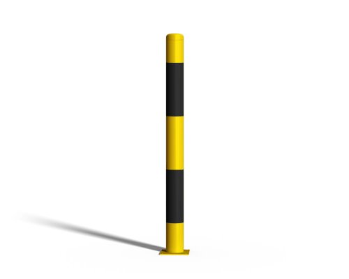 Przykręcany słupek parkingowy - śr. rury 60,3 mm