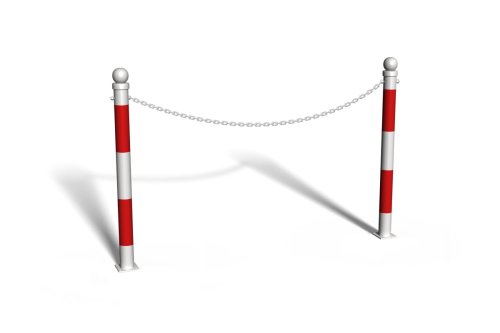 Przykręcana Bariera U-12b „łańcuchowa“