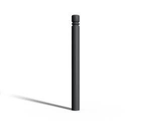 Słupek parkingowy ozdobny- model wrocławski - śr. rury 76,1 mm - czarny