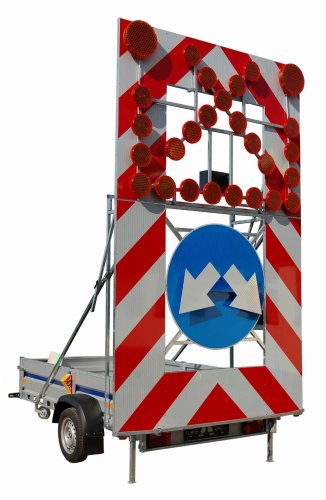 Przyczepa drogowa ztablicą U-26b