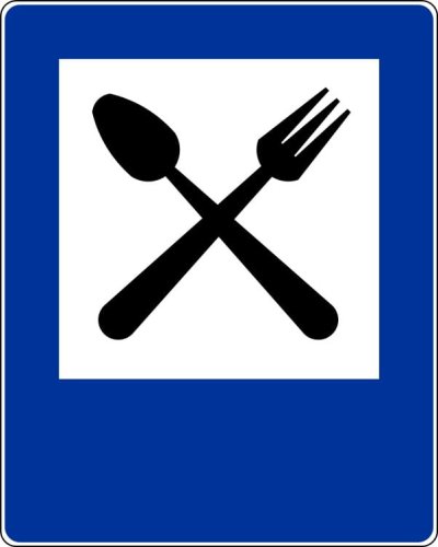 Znak informacyjny D-28 Restauracja
