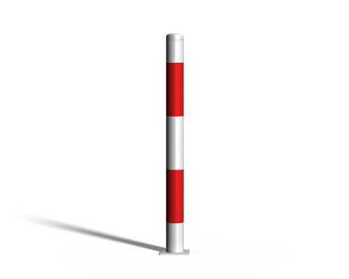 Przykręcany słupek parkingowy - Śr. rury 60,3 mm
