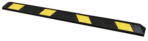 Separator parkingowy gumowy z żółtymi odblaskami - dł. 183 cm